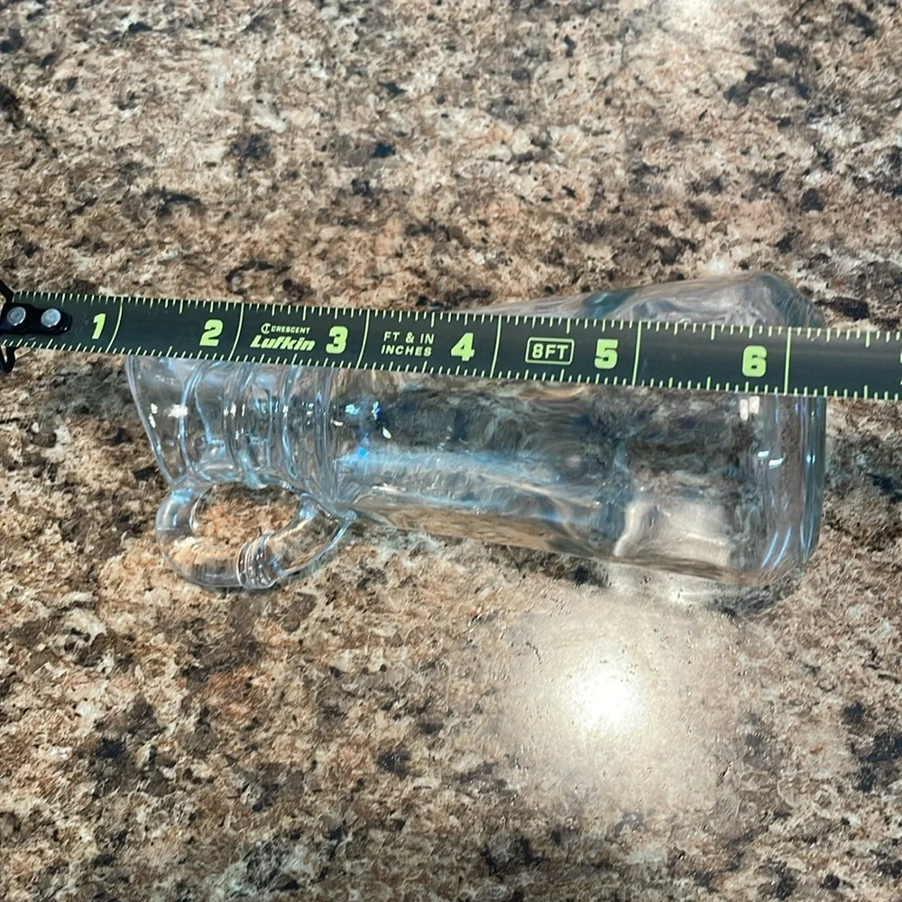 Vintage Anchor Hocking Clear‎ Glass Vinegar or Oil Cruet without the Stopper